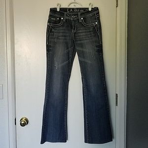 LA Idol Embellished Jeans (Spades) - Size 5